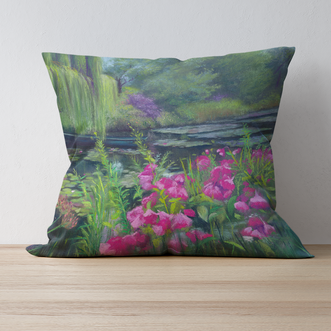 'Oh Monet' Double Sided Design Cushion