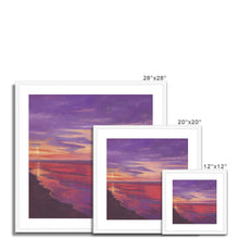 Load image into Gallery viewer, &#39;Sunset Seas&#39; Framed &amp; Mounted Print
