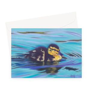 'Little Duckling Cruise' Greeting Card