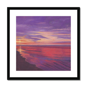 'Sunset Seas' Framed & Mounted Print