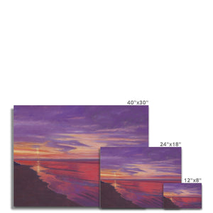 'Sunset Seas' Canvas