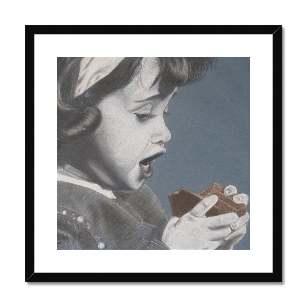 'Who Says a Girl Can't Focus' Framed & Mounted Print