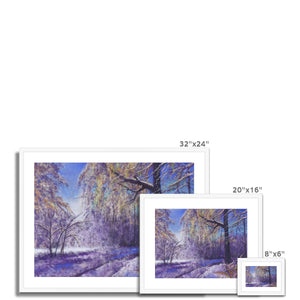 'Winter Wonderland' Framed & Mounted Print
