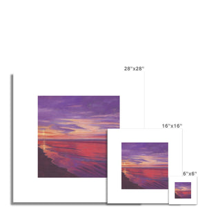'Sunset Seas' Fine Art Print