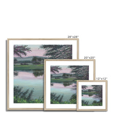 Load image into Gallery viewer, &#39;River in Pink&#39; Framed &amp; Mounted Print

