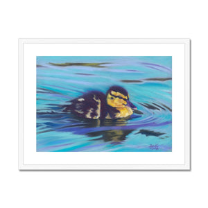 'Little Duckling Cruise' Framed & Mounted Print
