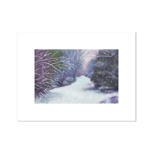 'A Walk In The Snow' Fine Art Print