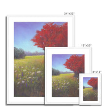 Load image into Gallery viewer, &#39;Red Tree Meadow&#39; Framed &amp; Mounted Print
