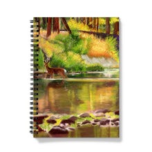 Load image into Gallery viewer, &#39;Deer Crossing The River&#39; Notebook
