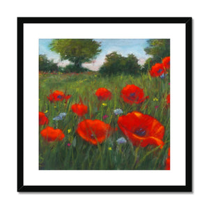 'Wild Poppies' Framed & Mounted Print