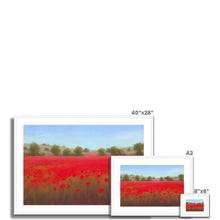 Load image into Gallery viewer, &#39;Forever Poppies&#39; Framed &amp; Mounted Print
