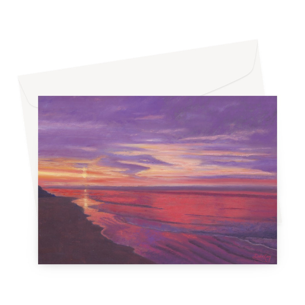 'Sunset Seas' Greeting Card