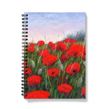 Load image into Gallery viewer, &#39;Field of Poppies&#39; Notebook
