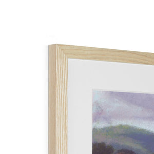 'Lavender Fields of Tasmania' Framed & Mounted Print