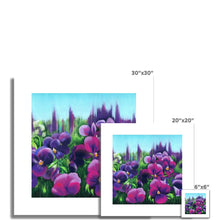 Load image into Gallery viewer, &#39;Pretty Pansies&#39; Fine Art Print
