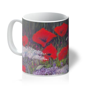 'Wild Flowers & Poppies' Mug