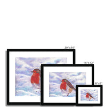 Load image into Gallery viewer, &#39;Little Robin Redbreast&#39; Framed &amp; Mounted Print
