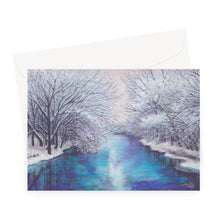 Load image into Gallery viewer, &#39;Winter Riverview&#39; Greeting Card
