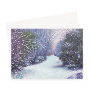 'A Walk In The Snow' Greeting Card