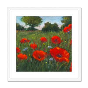 'Wild Poppies' Framed & Mounted Print