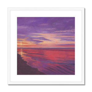 'Sunset Seas' Framed & Mounted Print