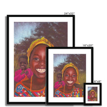 Load image into Gallery viewer, &#39;Sunshine Smiles&#39; Framed &amp; Mounted Print
