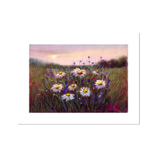 Load image into Gallery viewer, &#39;Sunset Daisies&#39; Fine Art Print
