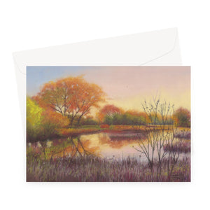 'The Colours of Autumn' Greeting Card