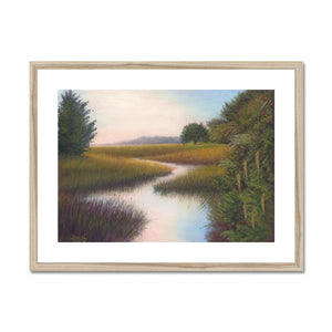 'Mellow Marsh' Framed & Mounted Print