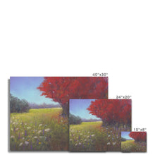 Load image into Gallery viewer, &#39;Red Tree Meadow&#39; Canvas
