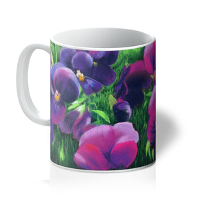 'Pretty Pansies' Mug