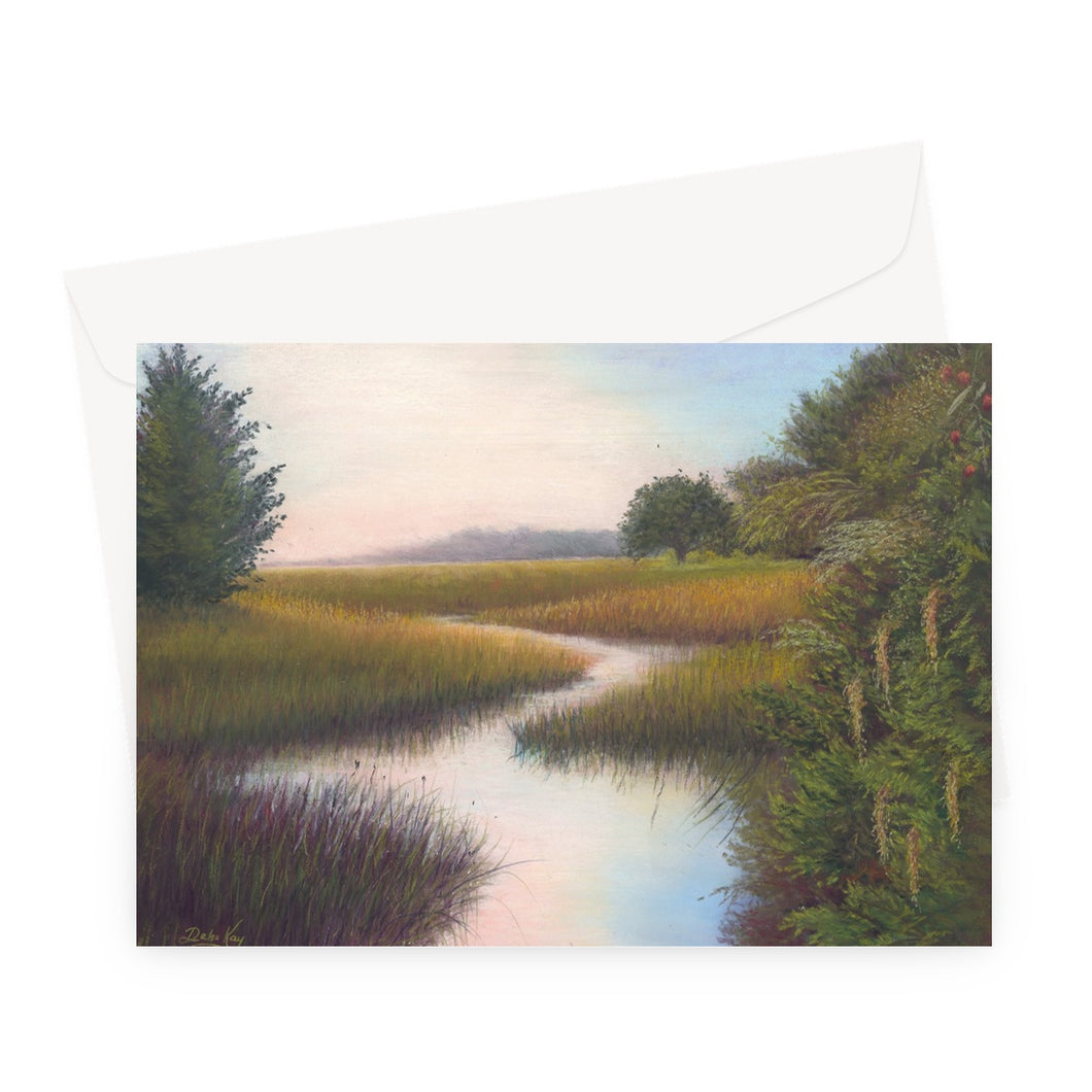 'Mellow Marsh' Greeting Card
