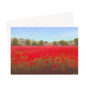 'Forever Poppies' Greeting Card