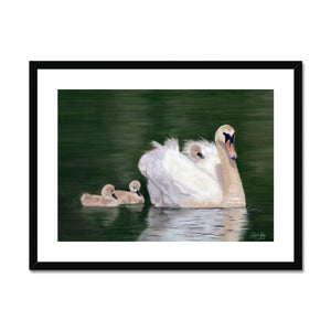 'Hitching a Ride' Framed & Mounted Print