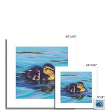 Load image into Gallery viewer, &#39;Little Duckling Cruise&#39; Fine Art Print
