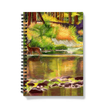 Load image into Gallery viewer, &#39;Deer Crossing The River&#39; Notebook
