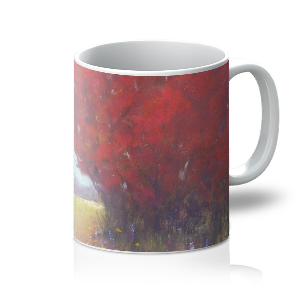 'Red Tree Meadow' Mug
