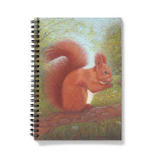 Load image into Gallery viewer, &#39;Little Red Squirrel&#39; Notebook

