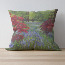Load image into Gallery viewer, &#39;Bluebells &amp; Maples&#39; Double Sided Design Cushion
