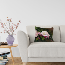 Load image into Gallery viewer, &#39;Dog Rose&#39; Double Sided Design Cushion

