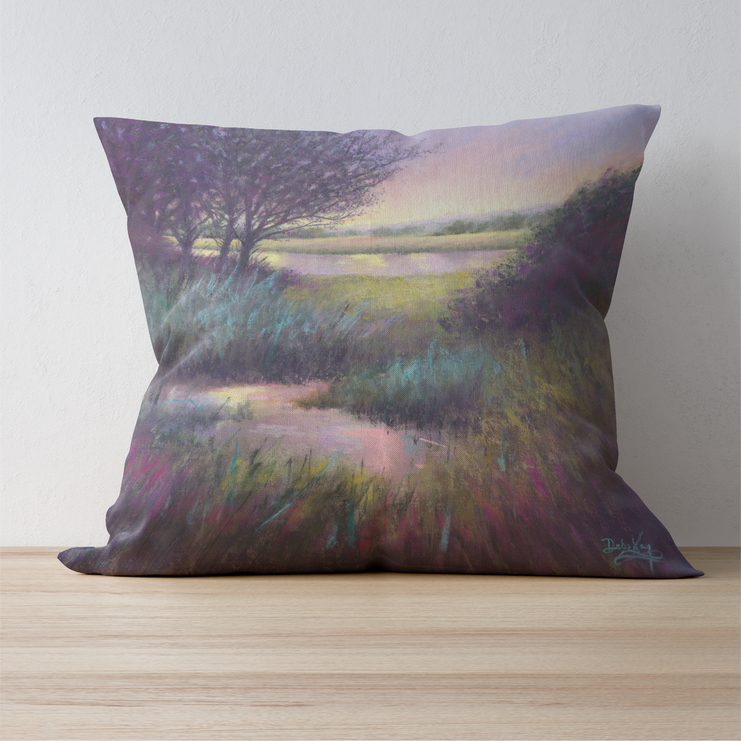 'Down By The Riverside' Double Sided Design Cushion