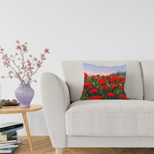 Load image into Gallery viewer, &#39;Field of Poppies&#39; Double Sided Design Cushion
