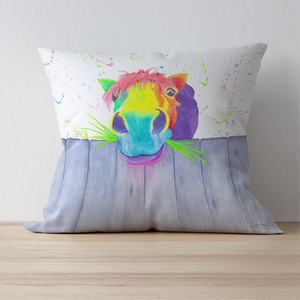 'Hazel Pegasus' Double Sided Design Cushion