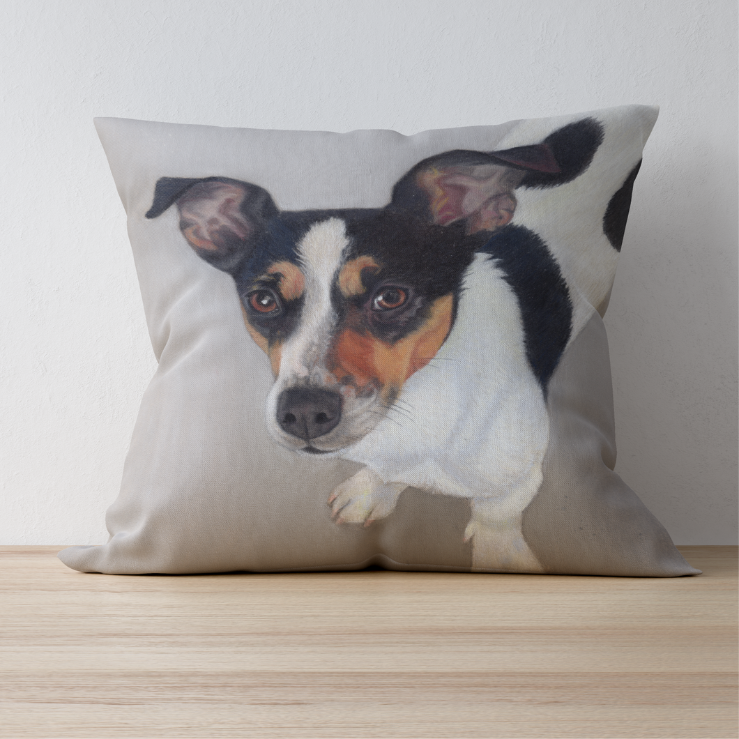 'Little Toby' Double Sided Design Cushion