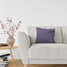 Load image into Gallery viewer, &#39;Moonlit Poppies&#39; Double Sided Design Cushion
