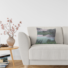 Load image into Gallery viewer, &#39;River In Pink&#39; Double Sided Design Cushion
