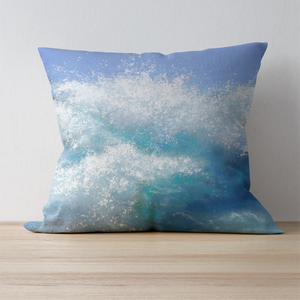 'Sea Splash' Double Sided Design Cushion