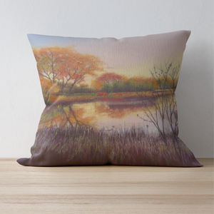 'The Colours of Autumn' Double Sided Design Cushion