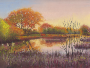 'The Colours of Autumn' Original Artwork - Size: 9x13"