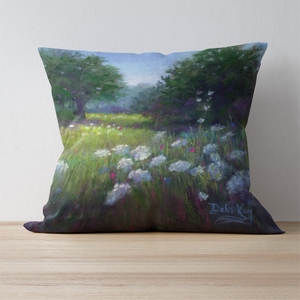 'Wild Flower Meadow' Double Sided Design Cushion